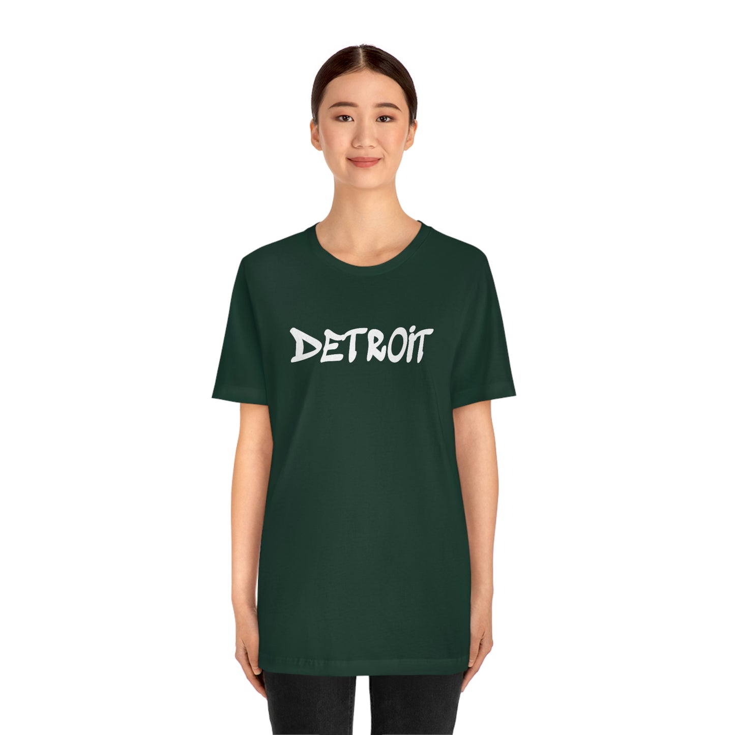 'Detroit' T-Shirt (1980s Hip Hop Font) | Unisex Standard Fit