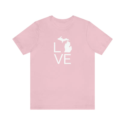 Michigan 'Love' T-Shirt (Thin Sans Font) | Unisex Standard Fit