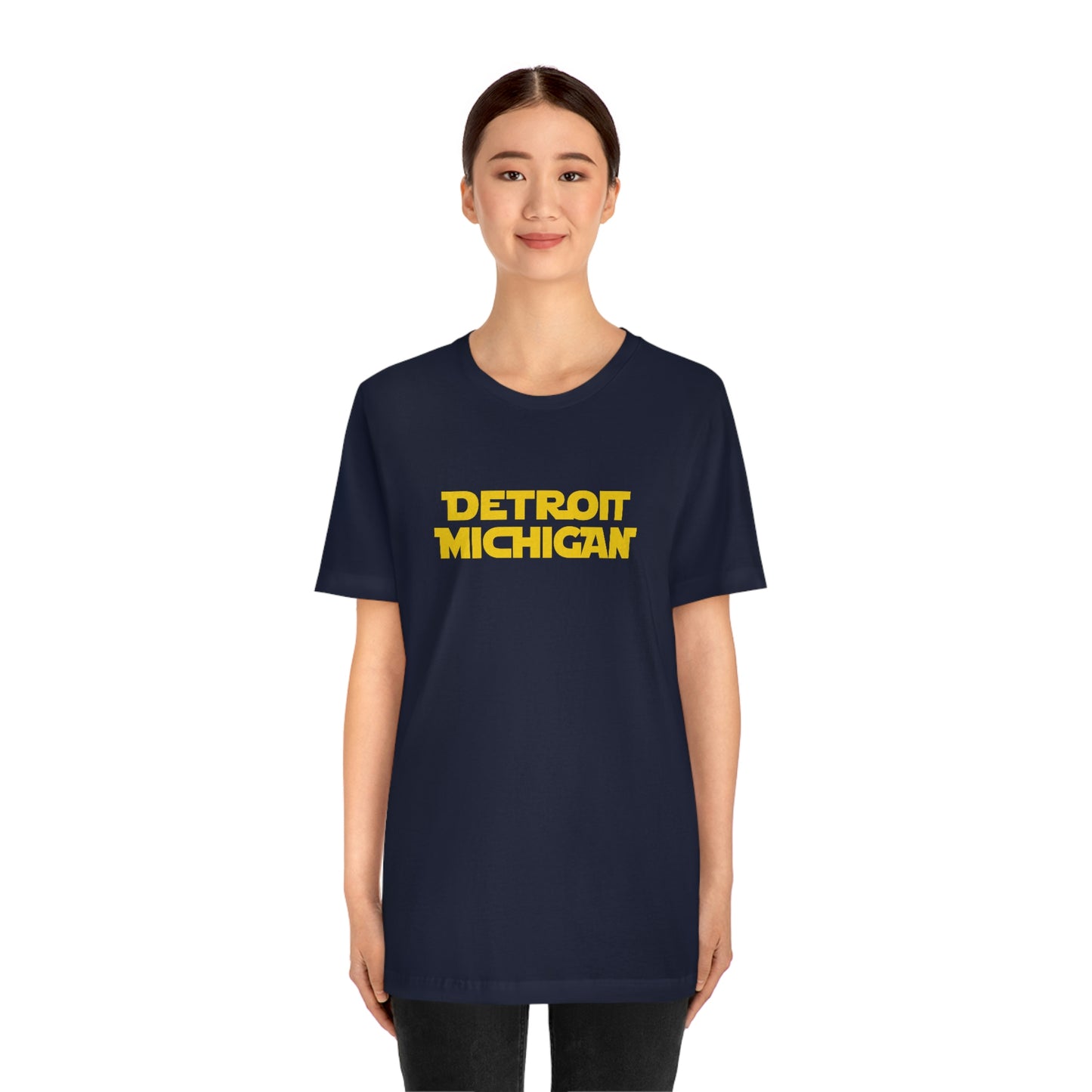 'Detroit Michigan' T-Shirt (1970s Epic Sci-Fi Parody) | Unisex Standard Fit