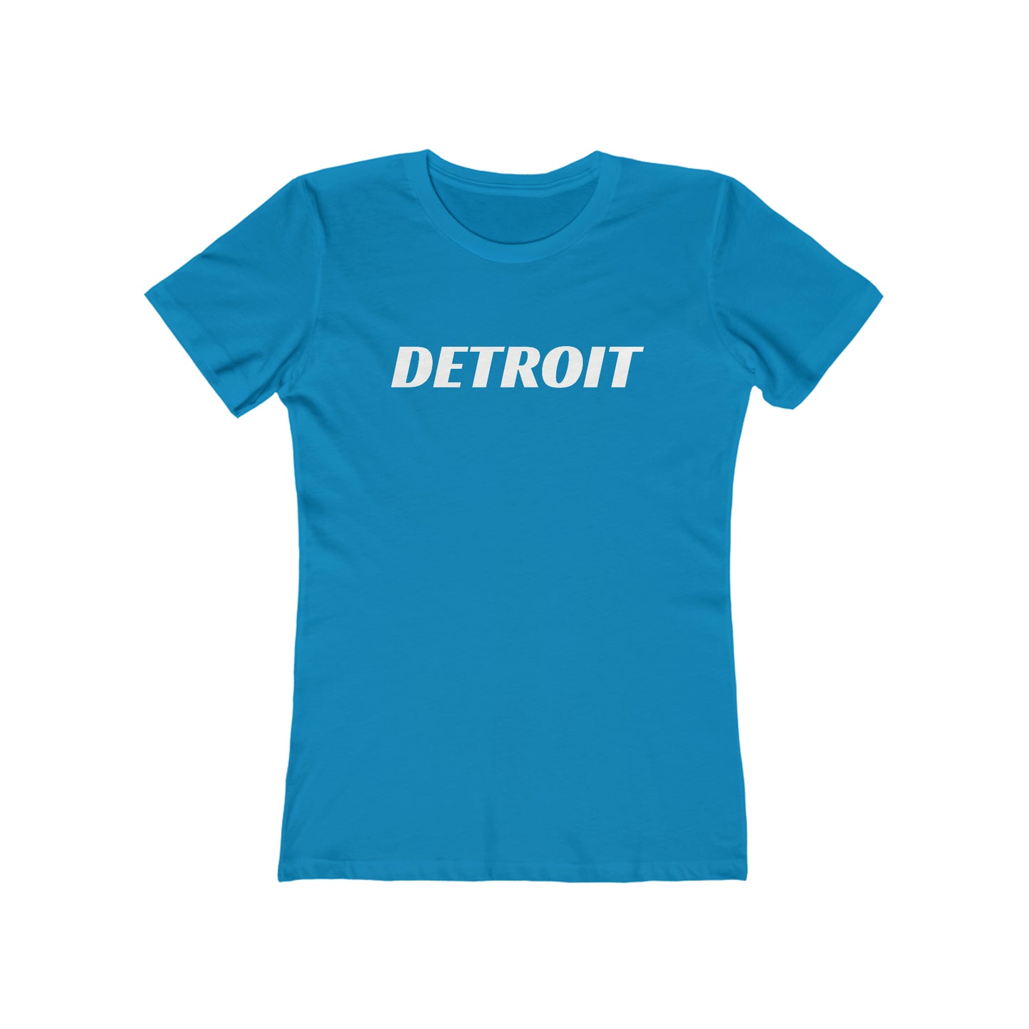 'Detroit' T-Shirt (Racing Font) | Women's Boyfriend Cut