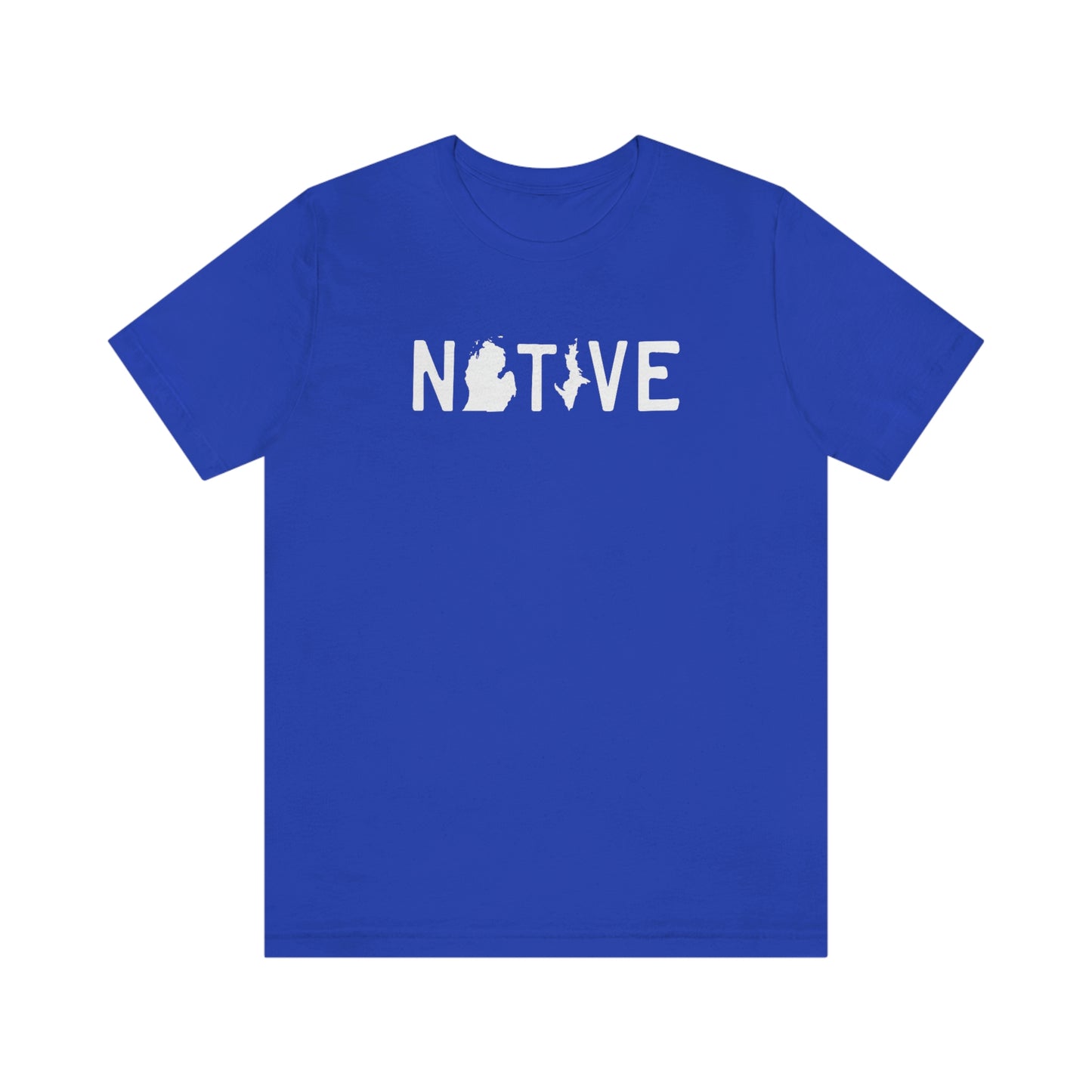 Michigan 'Native' T-Shirt (Licence Plate Font) | Unisex Standard Fit