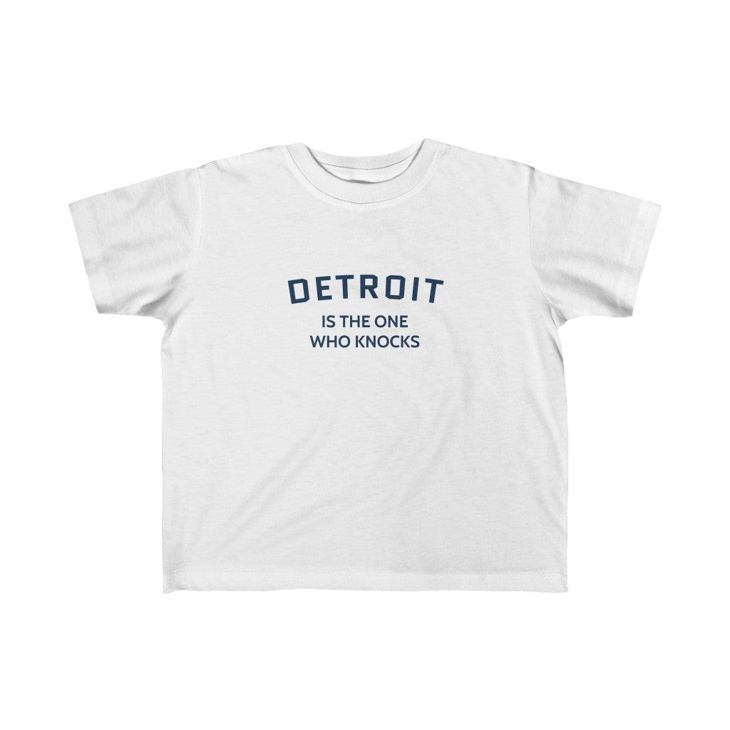 'Detroit is the One Who Knocks' ' T-Shirt | Toddler Short Sleeve - Circumspice Michigan