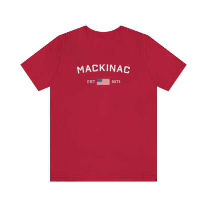 'Mackinac EST 1671' T-Shirt | Unisex Standard Fit