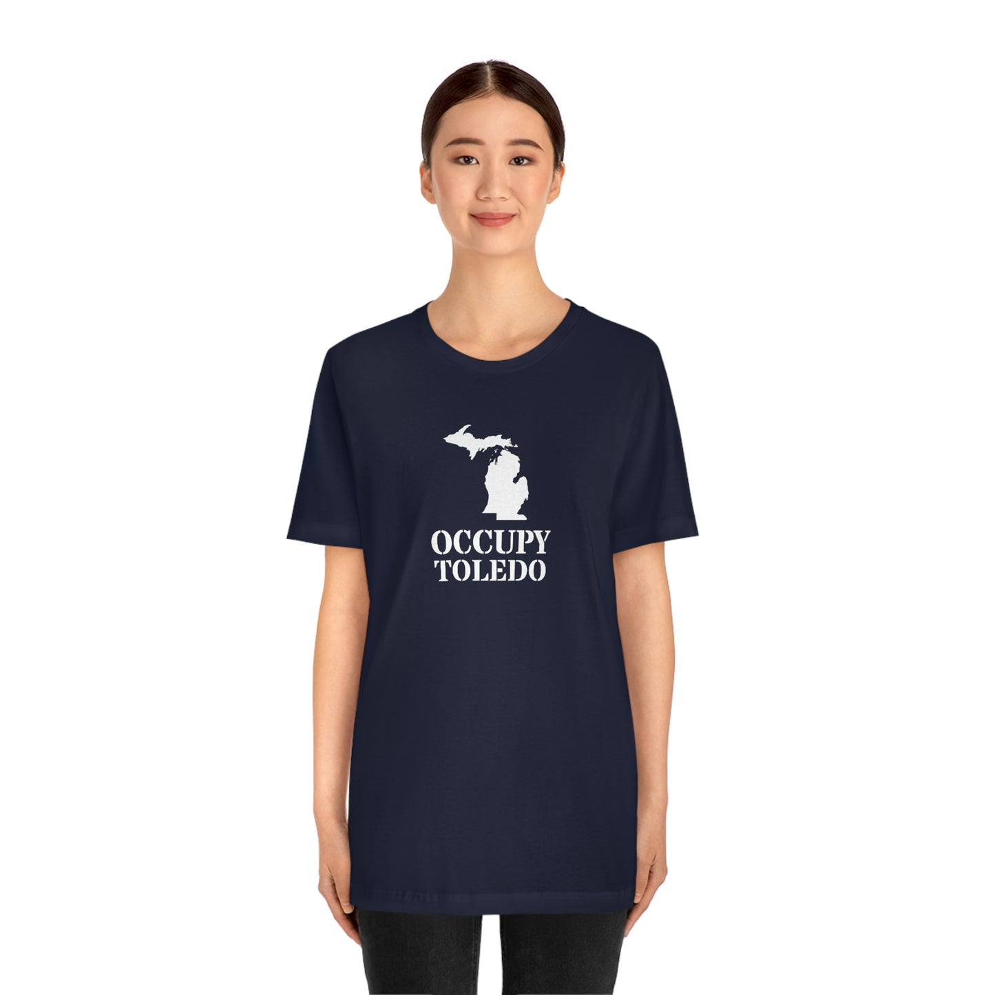 'Occupy Toledo' T-Shirt (w/ Corrected Michigan Outline) | Unisex Standard Fit