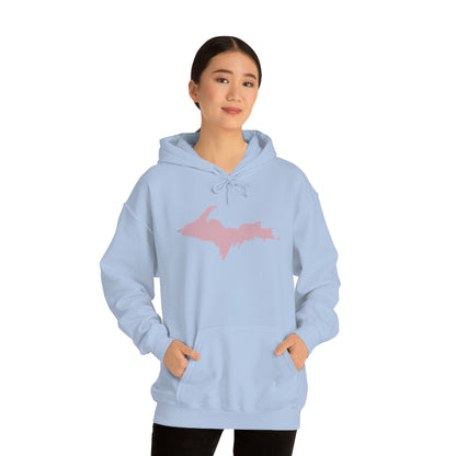 Michigan Upper Peninsula Hoodie (w/ Pink U.P. Outline) | Unisex Standard