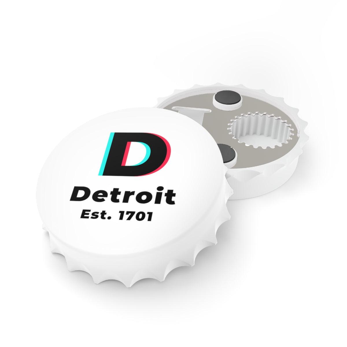 'Detroit Est. 1701' Bottle Opener (Social Media Parody) - Circumspice Michigan