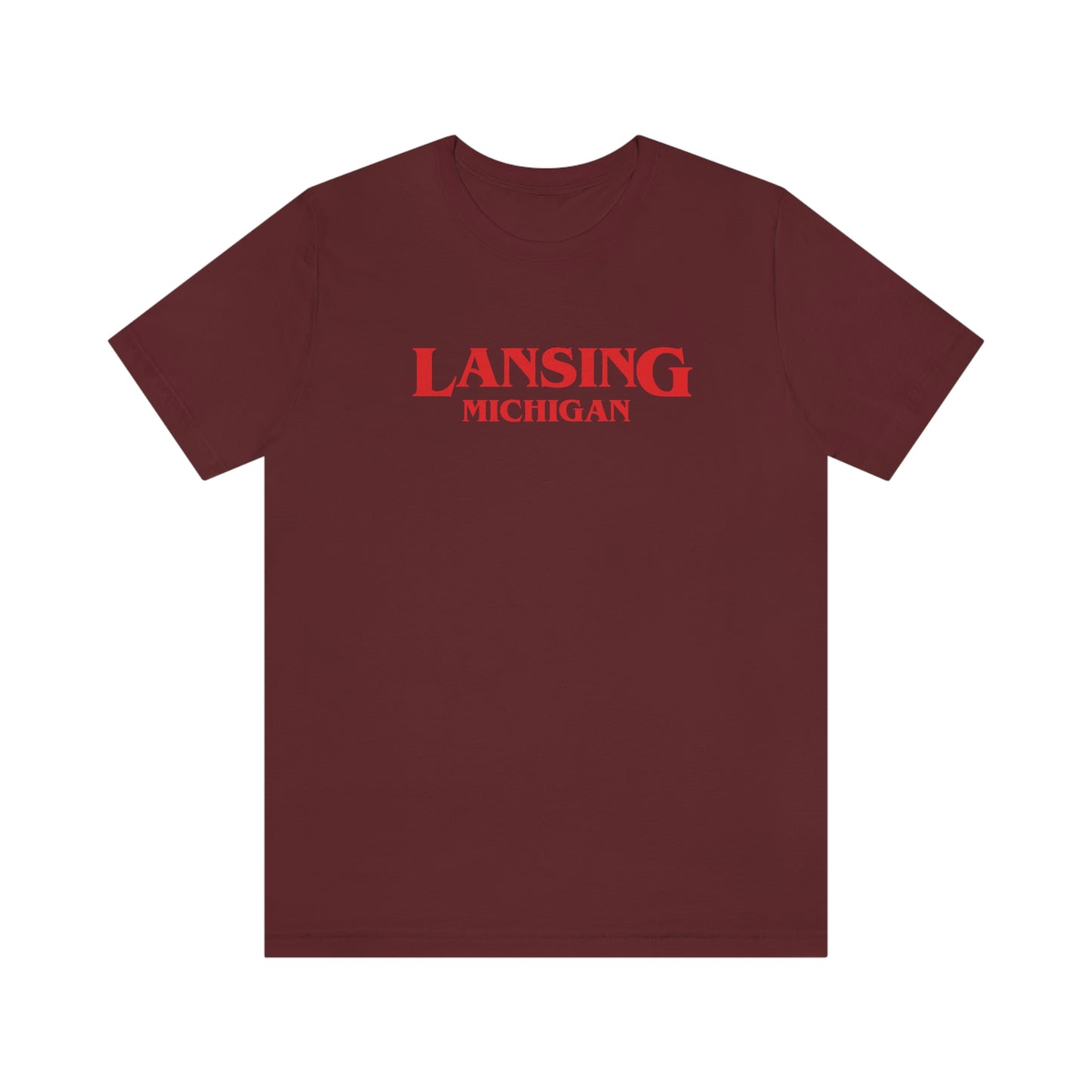 'Lansing Michigan' ' T-Shirt (1980s Drama Parody) | Unisex Standard Fit