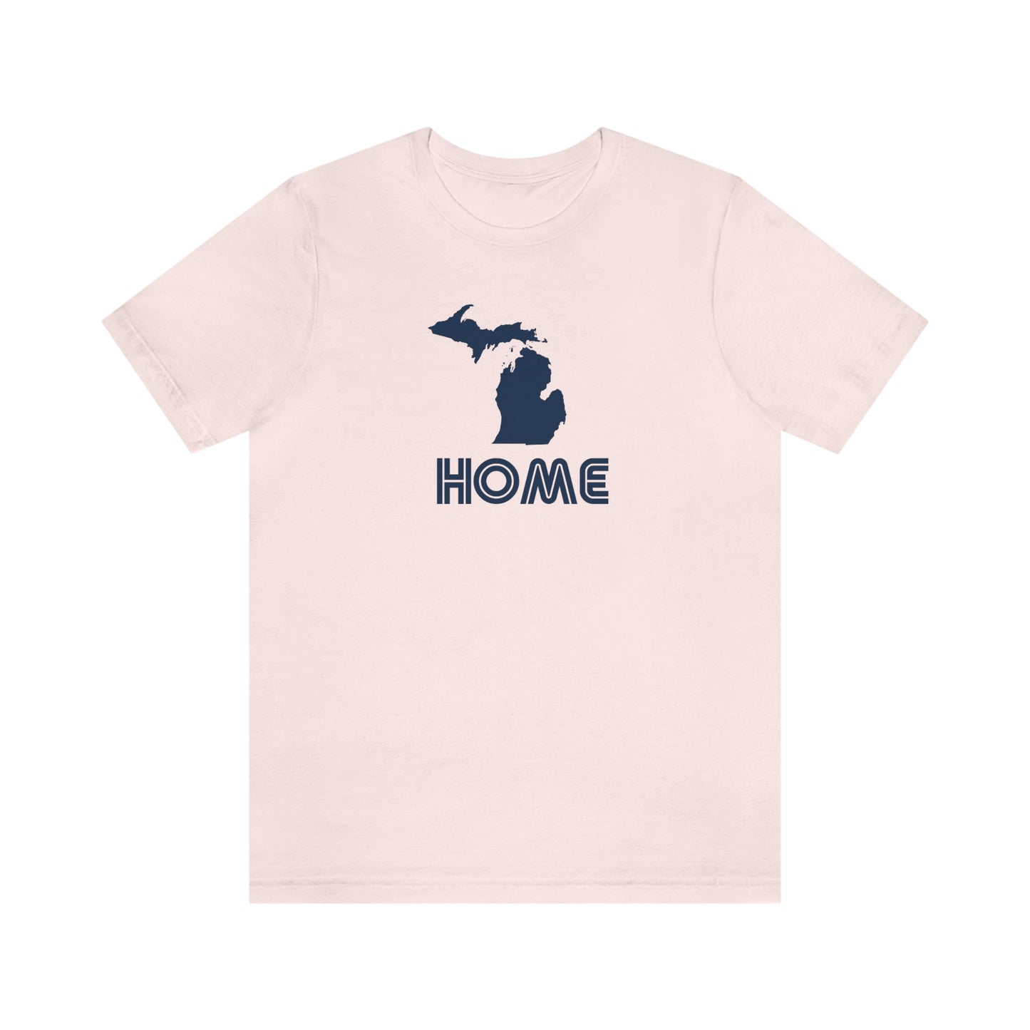 Michigan 'Home' T-Shirt (1970s Audiophile Font) | Unisex Standard Fit