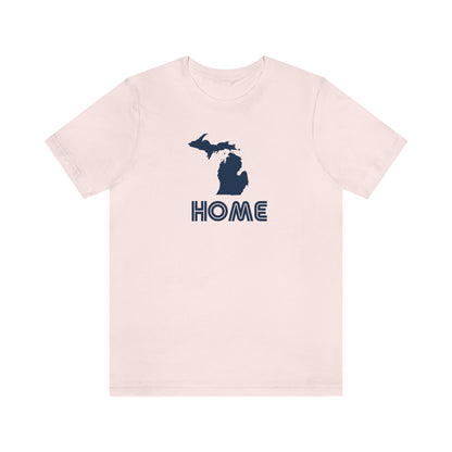 Michigan 'Home' T-Shirt (1970s Audiophile Font) | Unisex Standard Fit