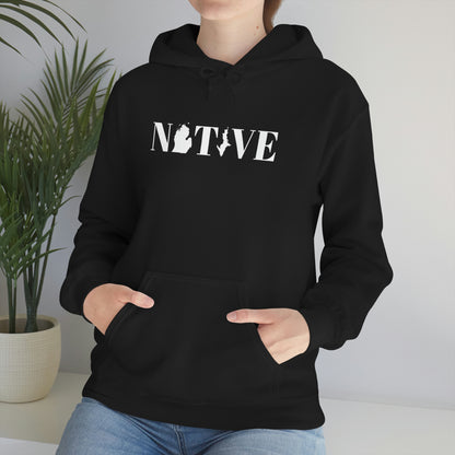 Michigan 'Native' Hoodie (Didone Font) | Unisex Standard