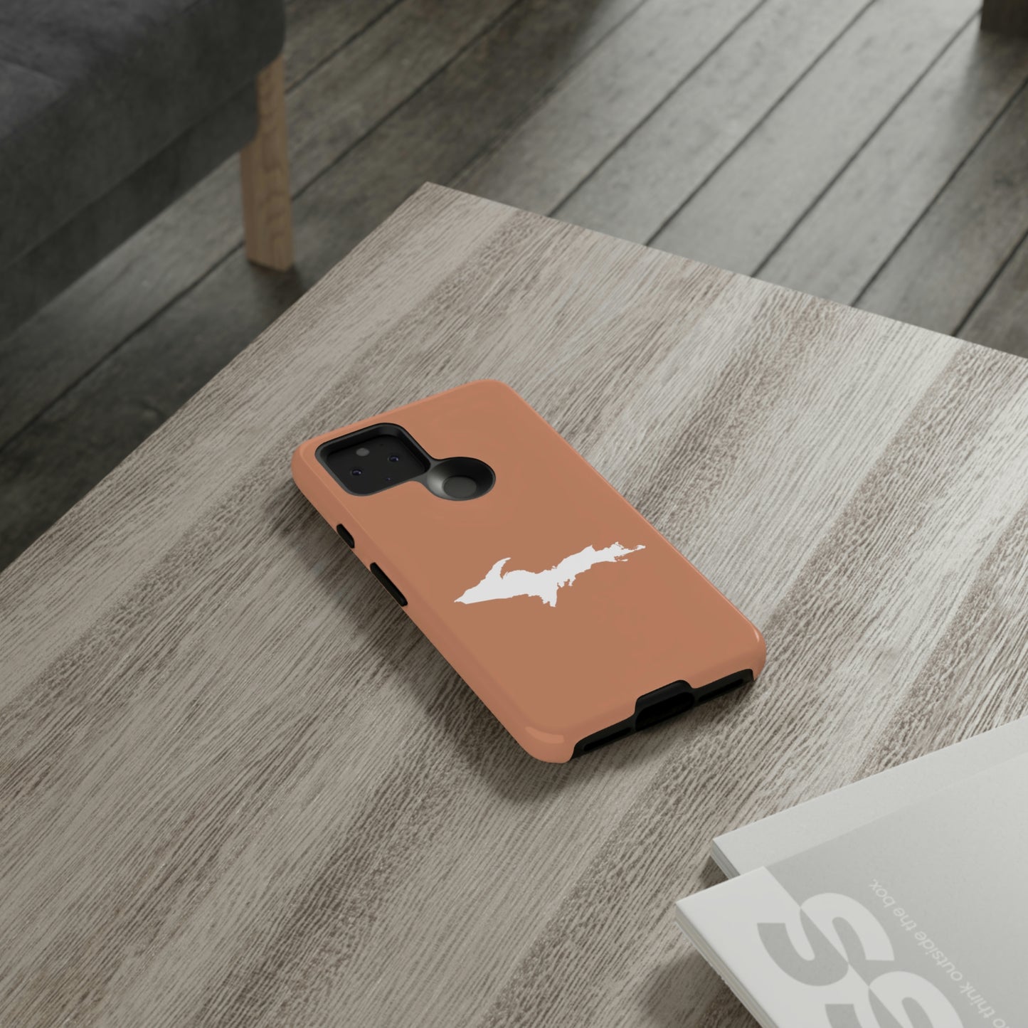 Michigan Upper Peninsula Tough Phone Case (Copper Colored Edition) | Samsung & Pixel Android