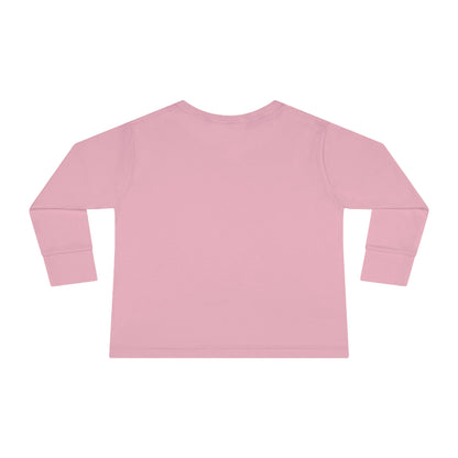 Michigan Upper Peninsula T-Shirt (w/ Pink UP Outline) | Toddler Long Sleeve