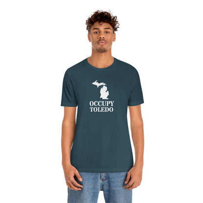 'Occupy Toledo' T-Shirt (w/ Corrected Michigan Outline) | Unisex Standard Fit