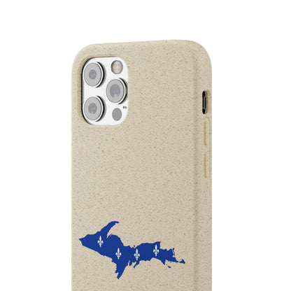 Michigan Upper Peninsula Biodegradable Phone Cases (w/ UP Quebec Flag Outline) | Apple iPhone