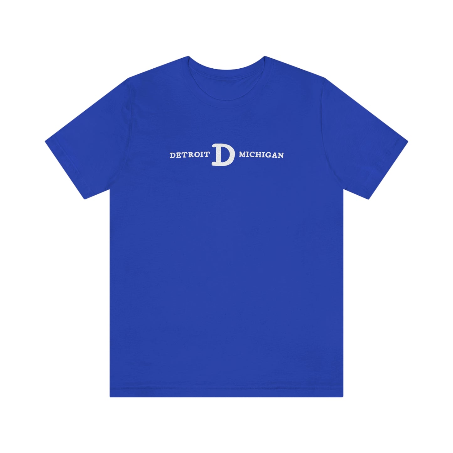 'Detroit Michigan' T-Shirt (w/ Old French D) | Unisex Standard Fit