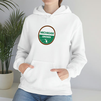 'Michigan Grown' Hoodie (Agricultural Certification Parody) | Unisex Standard