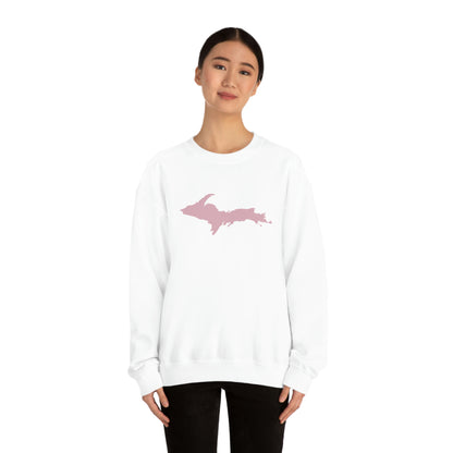 Michigan Upper Peninsula Sweatshirt (w/ Pink UP Outline) | Unisex Standard