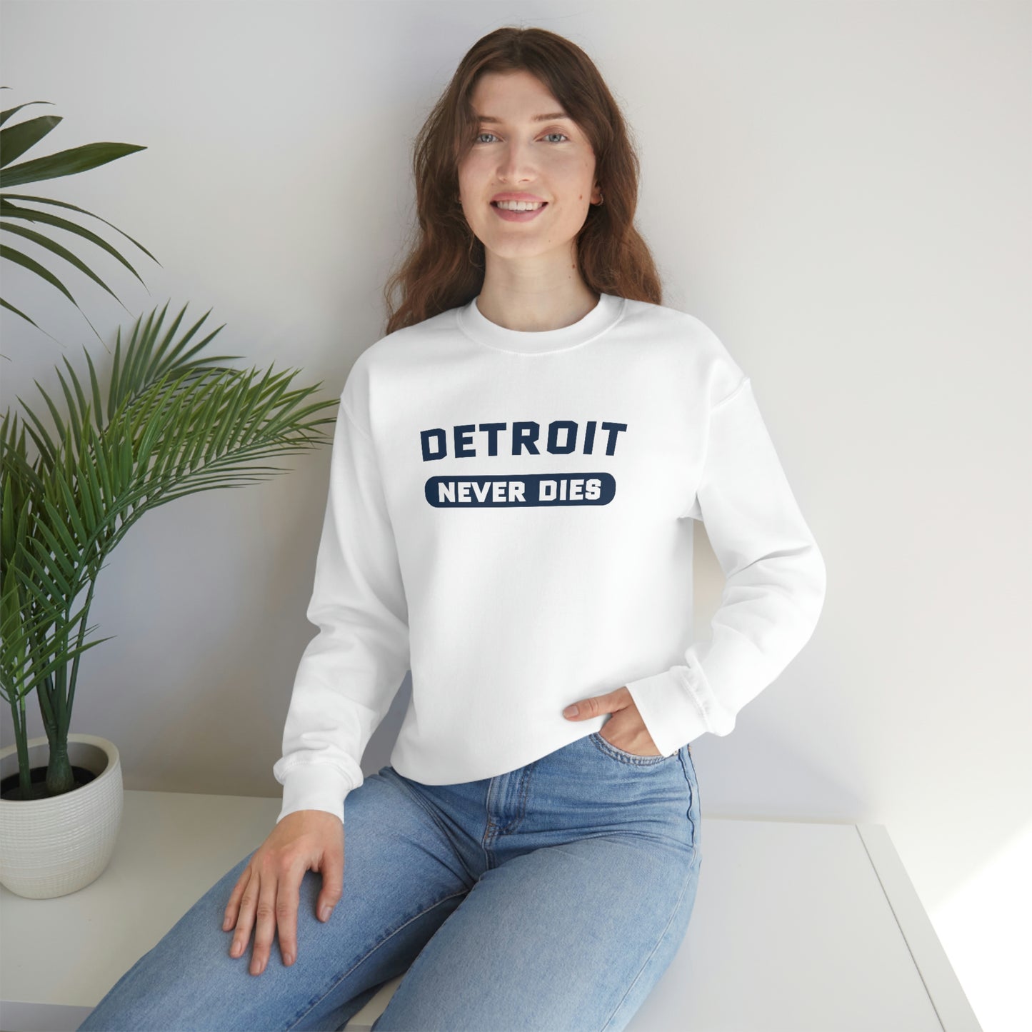 'Detroit Never Dies' Sweatshirt | Unisex Standard