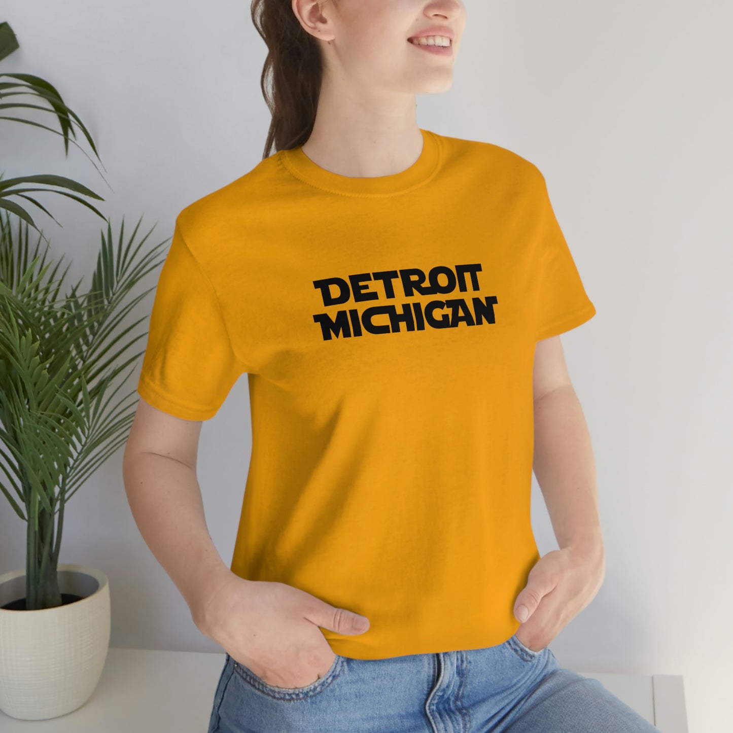 'Detroit Michigan' T-Shirt (1970s Epic Sci-Fi Parody) | Unisex Standard Fit