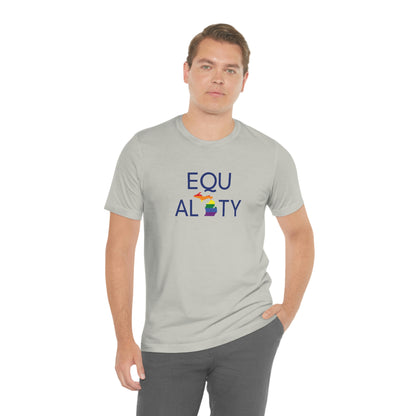 'Equality' Michigan LGBTQ Pride T-Shirt | Unisex Standard Cut