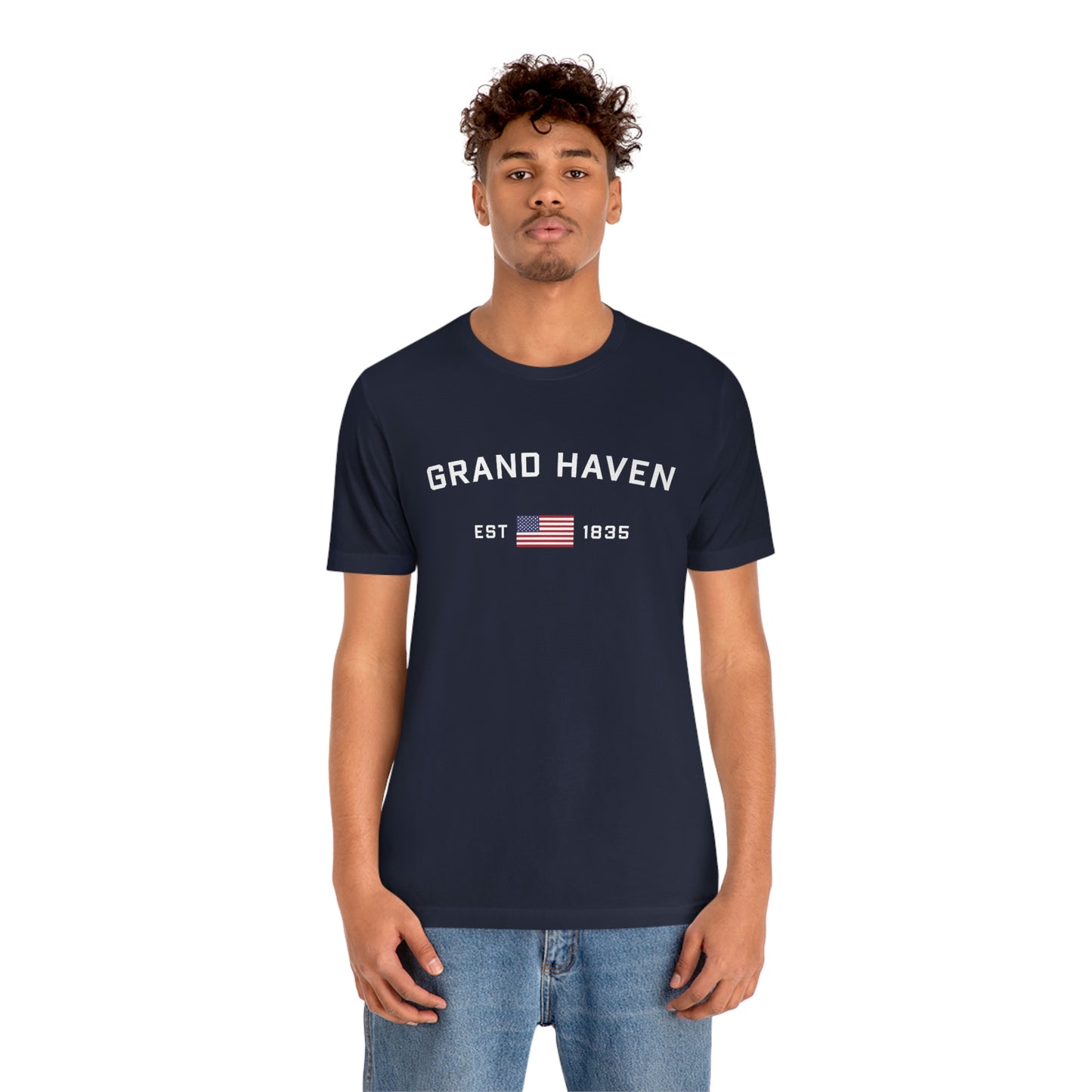 'Grand Haven EST 1835' T-Shirt | Unisex Standard Fit