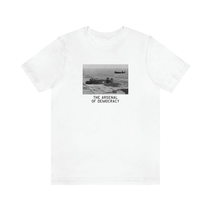 Detroit 'The Arsenal of Democracy' T-Shirt (w/ Willow Run B-24 Liberators) | Unisex Standard Fit