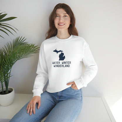 Michigan 'Water Winter Wonderland' Sweatshirt | Unisex Standard