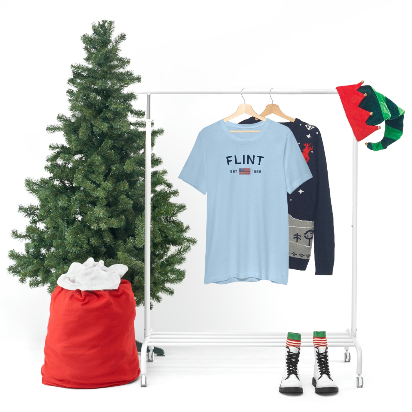 'Flint EST 1855' T-Shirt | Unisex Standard Fit