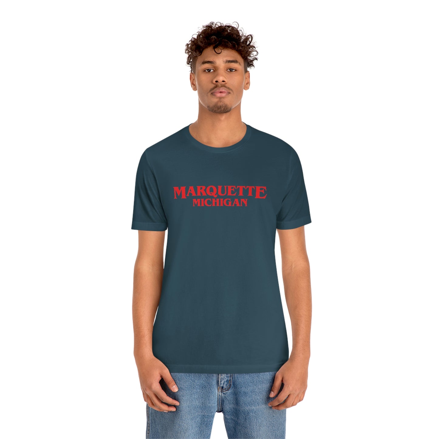 'Marquette Michigan' ' T-Shirt (1980s Drama Parody) | Unisex Standard Fit