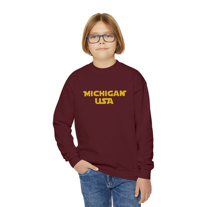 'Michigan USA' Youth Sweatshirt (Epic Sci-Fi Parody)