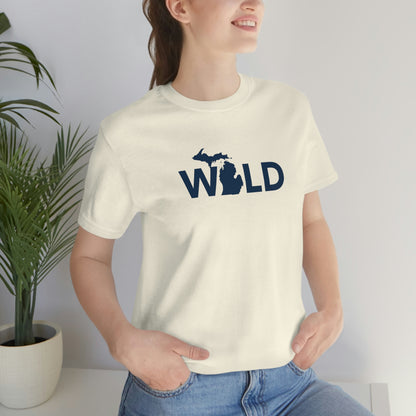 Michigan 'Wild' T-Shirt (Geometric Sans Font) | Unisex Standard Fit