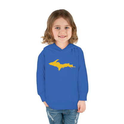 Michigan Upper Peninsula Hoodie (w/ Gold UP Outline) | Unisex Toddler