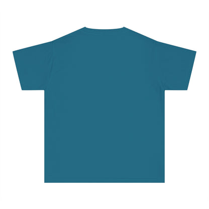 Michigan Upper Peninsula T-Shirt (w/ UP Finland Flag Outline) | Youth Garment-Dyed