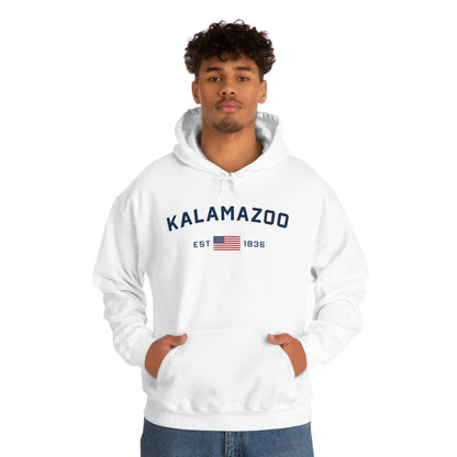 'Kalamazoo EST 1836' (w/USA Flag Outline) | Unisex Standard