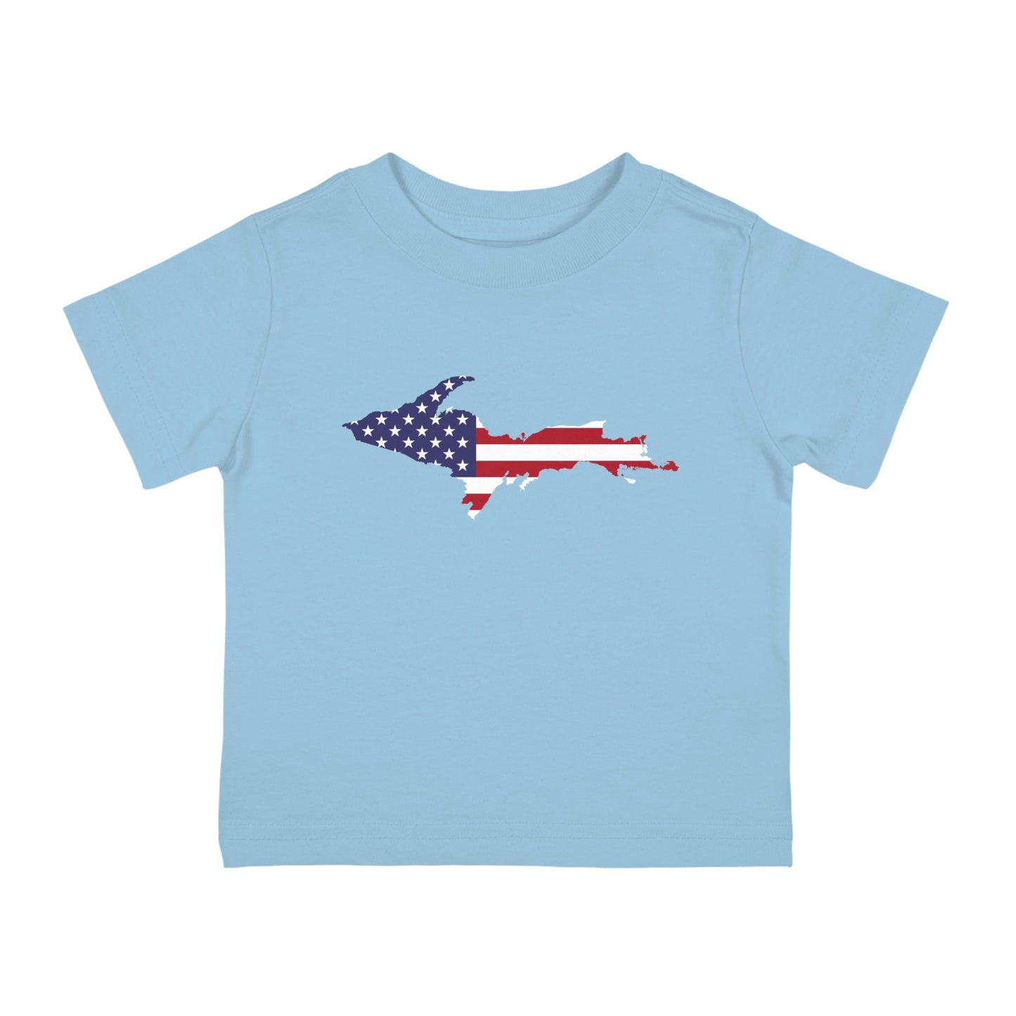 Michigan Upper Peninsula Infant T-Shirt (w/ UP USA Flag Outline) | Short Sleeve