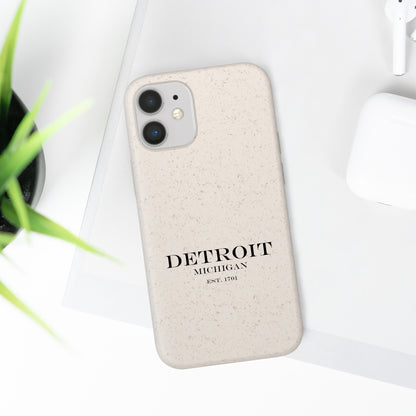 'Detroit Est. 1701' Phone Cases (Black Color) | Android & iPhone