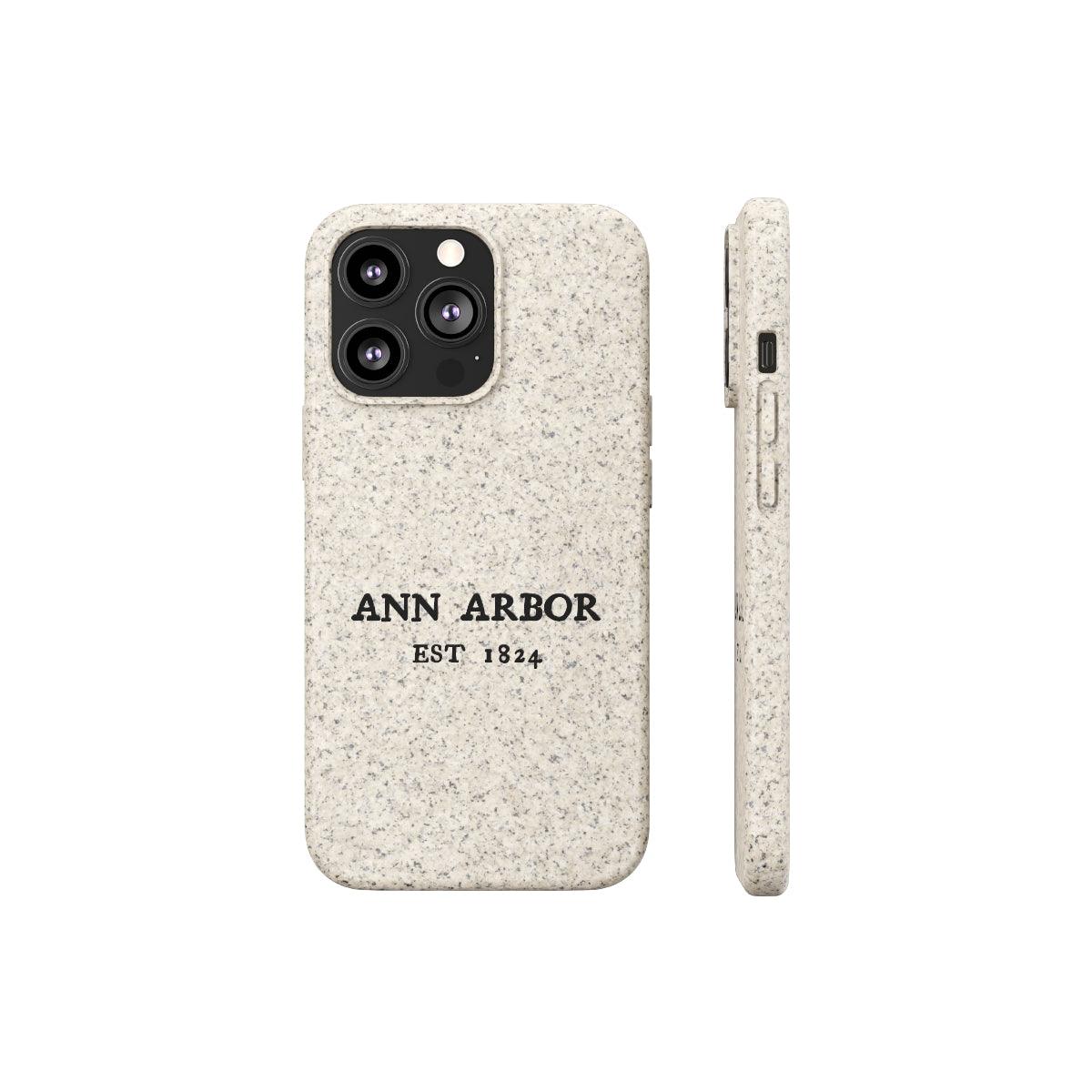 'Ann Arbor EST 1824' Phone Cases | Android & iPhone - Circumspice Michigan