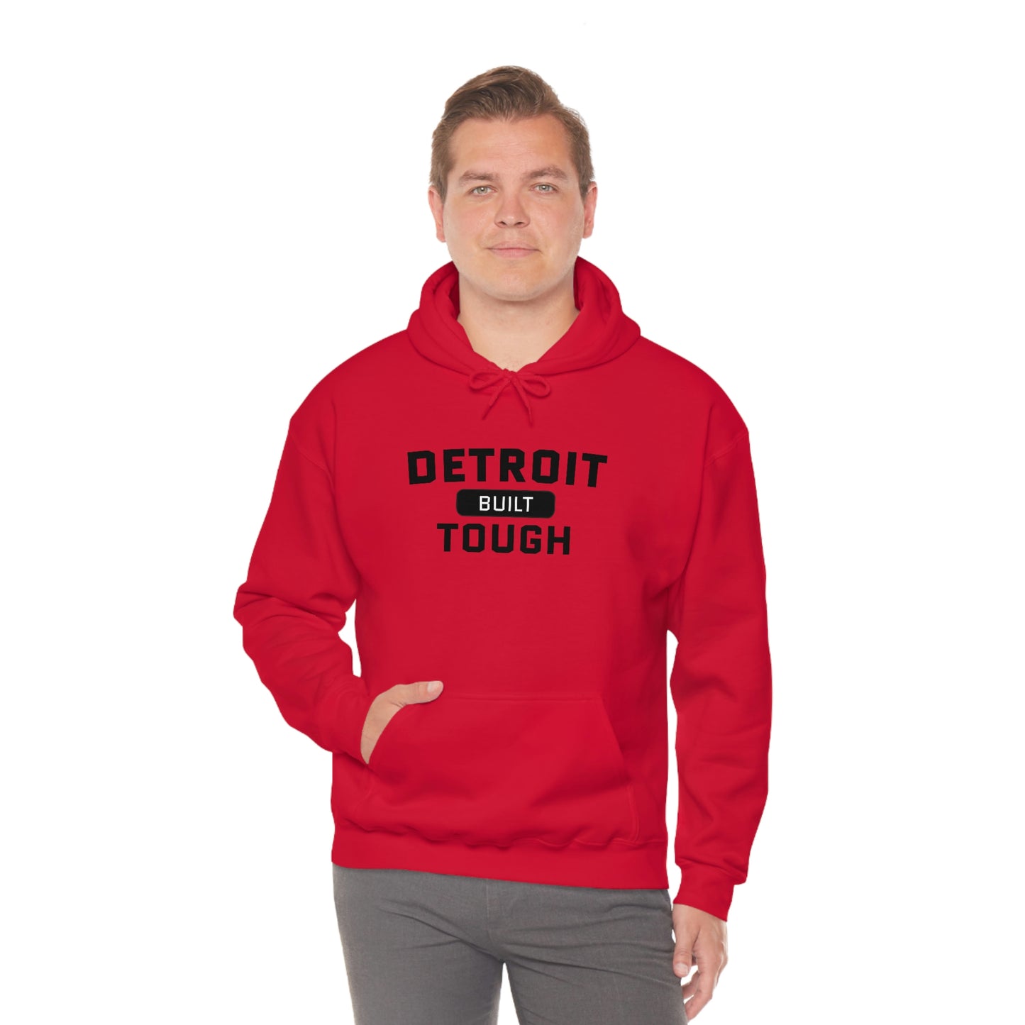 'Built Detroit Tough' Hoodie | Unisex Standard