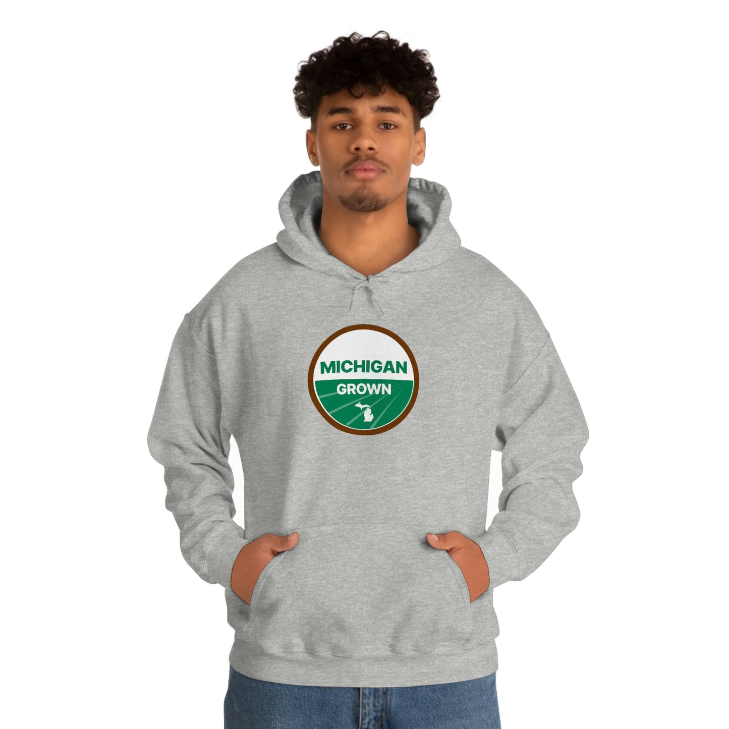 'Michigan Grown' Hoodie (Agricultural Certification Parody) | Unisex Standard