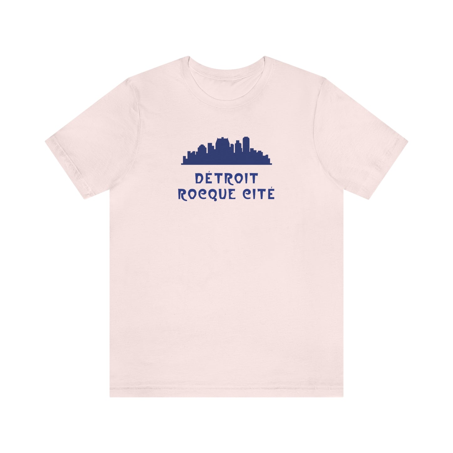 'Détroit Rocque Cité' with Skyline T-Shirt | Unisex Standard Fit