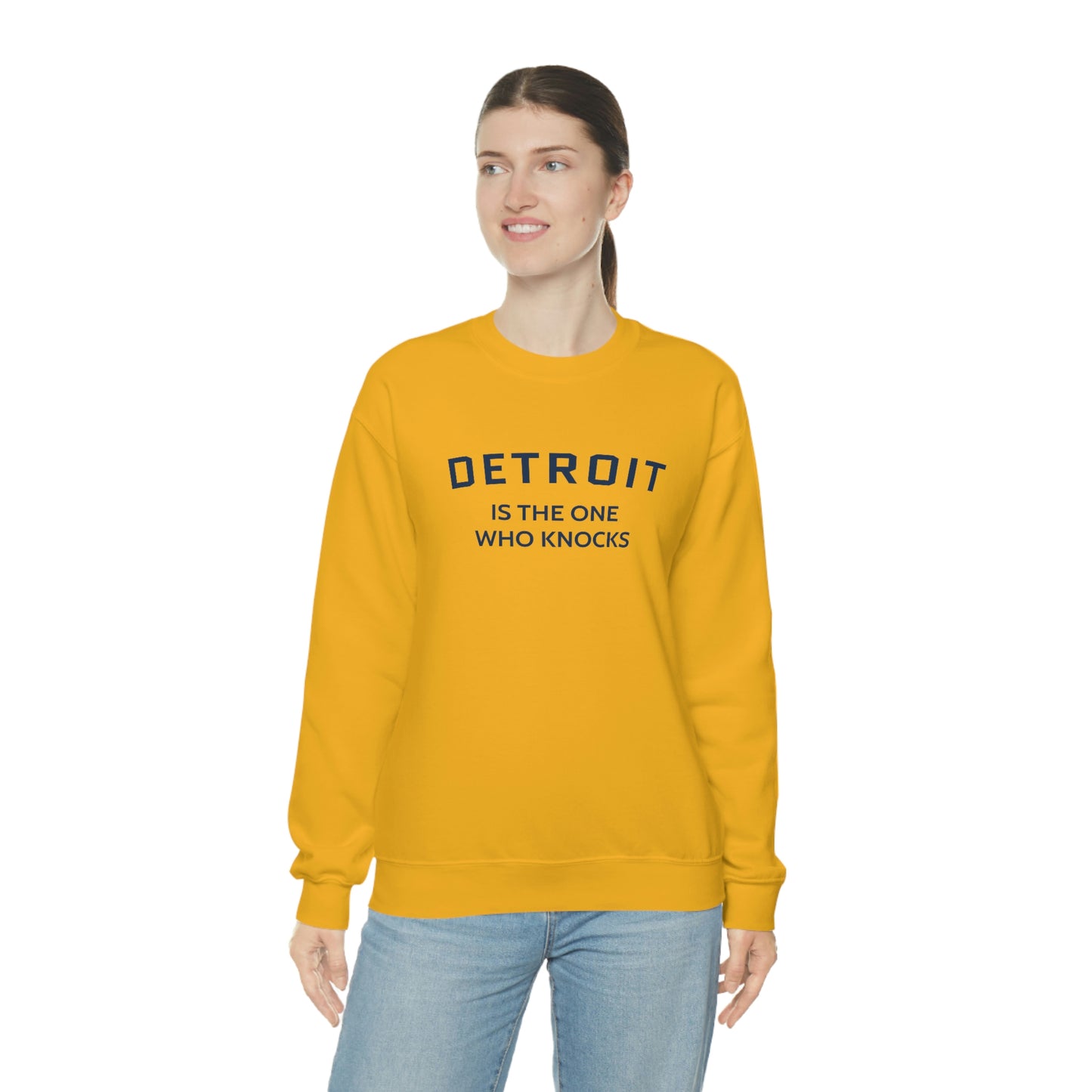 'Detroit is the One Who Knocks' Sweatshirt | Unisex Standard