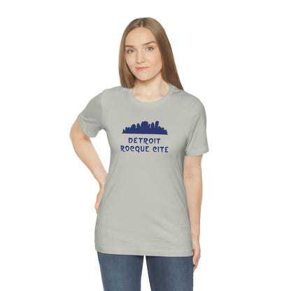 'Détroit Rocque Cité' with Skyline T-Shirt | Unisex Standard Fit