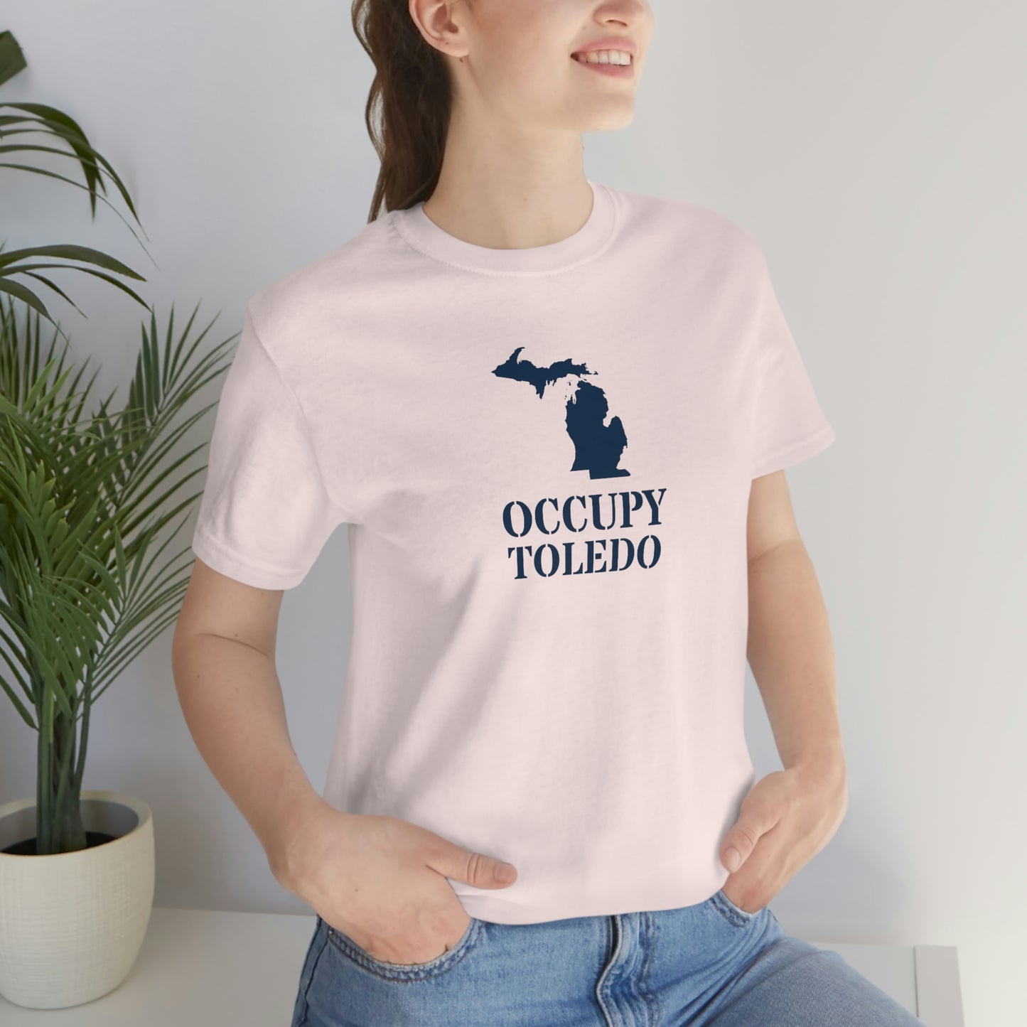 'Occupy Toledo' T-Shirt (w/ Corrected Michigan Outline) | Unisex Standard Fit