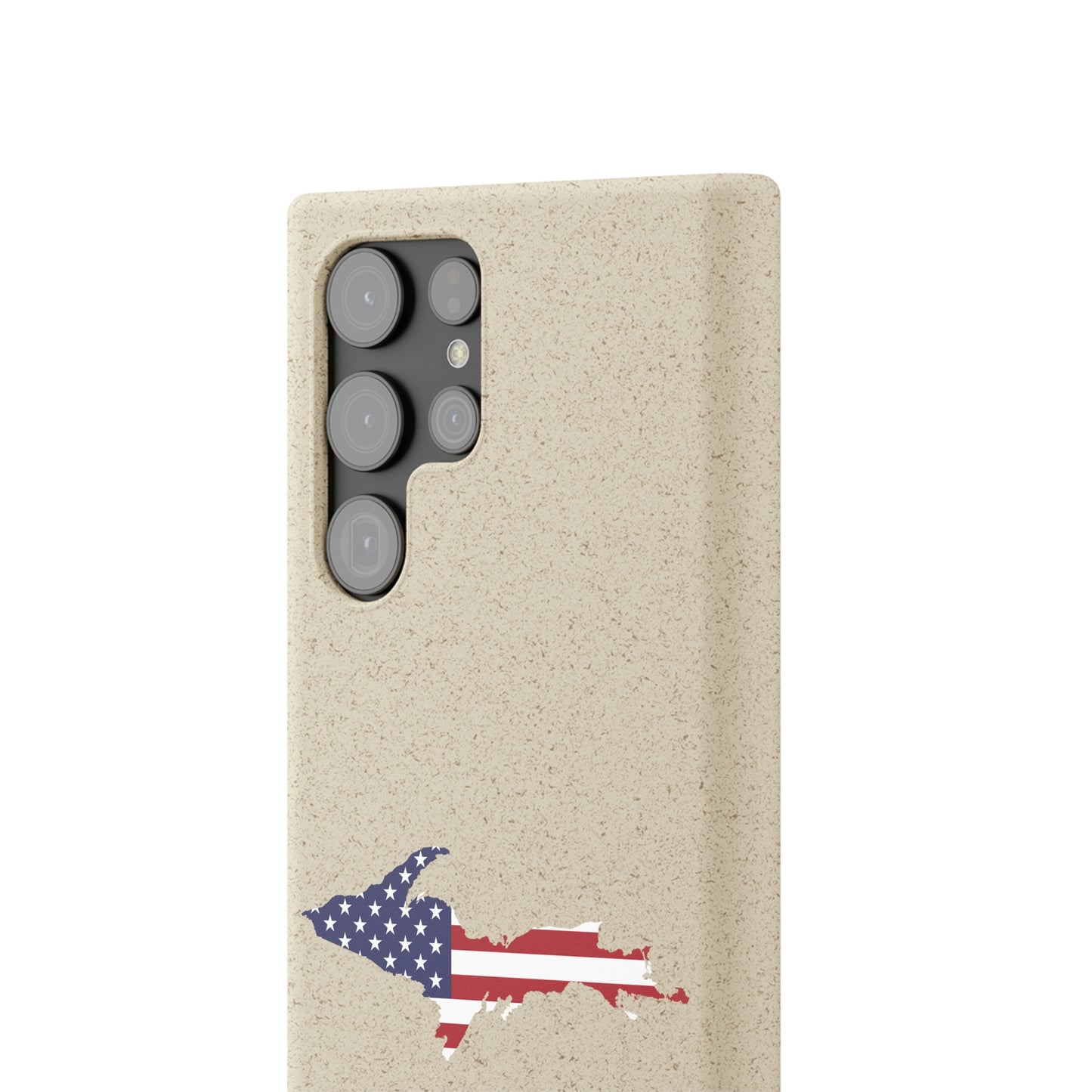 Michigan Upper Peninsula Biodegradable Phone Cases (w/ UP USA Flag Outline) | Samsung Android