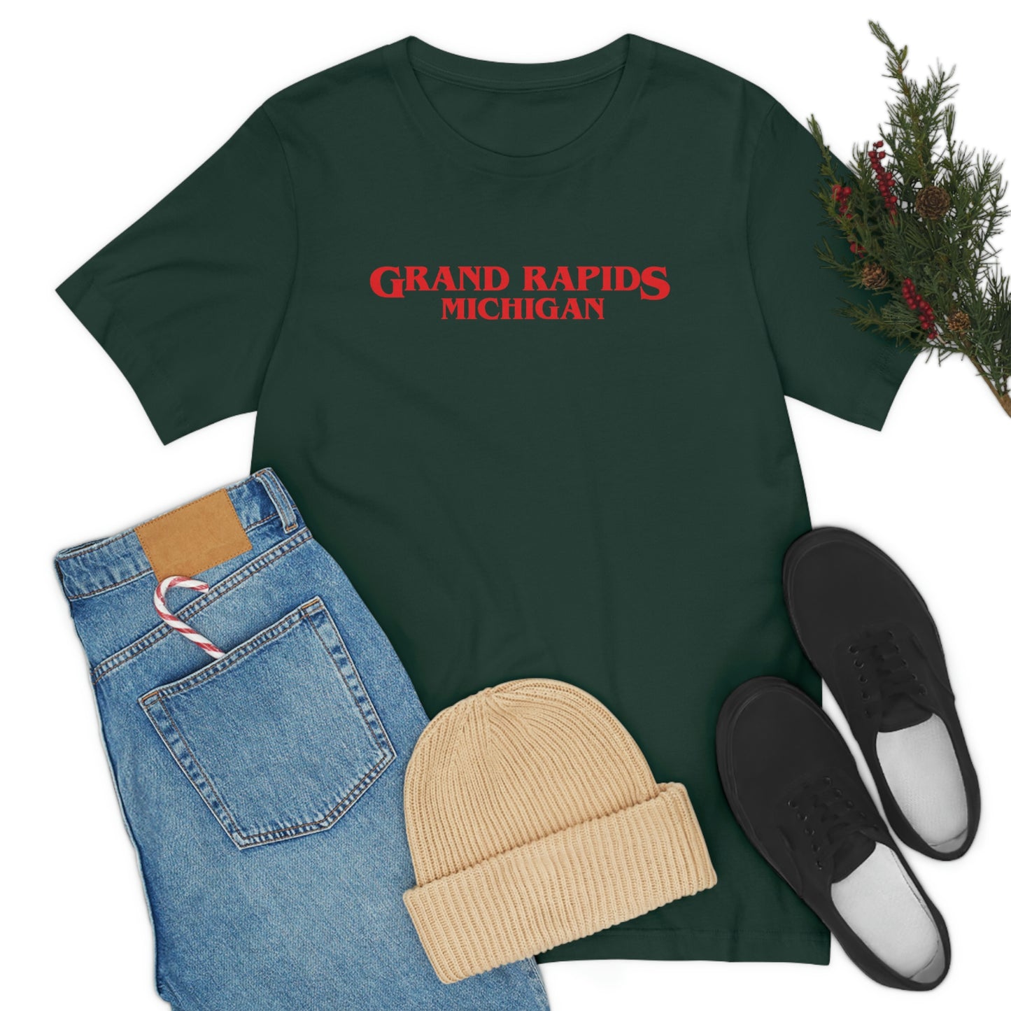 'Grand Rapids Michigan' ' T-Shirt (1980s Drama Parody) | Unisex Standard Fit