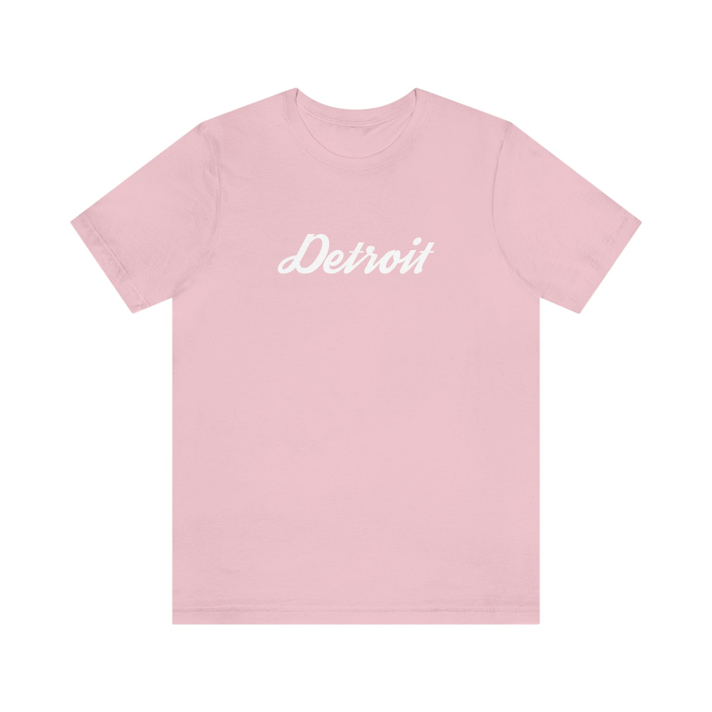 'Detroit' T-Shirt (Retro Script Font) | Unisex Standard Fit