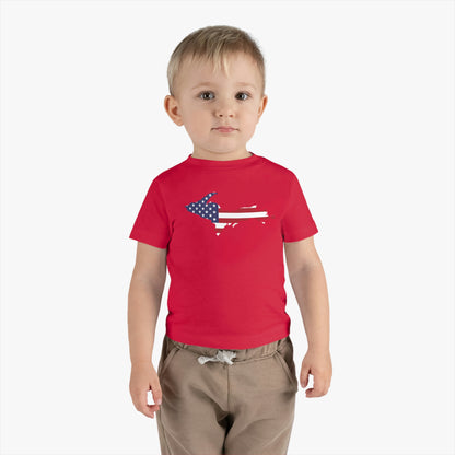 Michigan Upper Peninsula Infant T-Shirt (w/ UP USA Flag Outline) | Short Sleeve