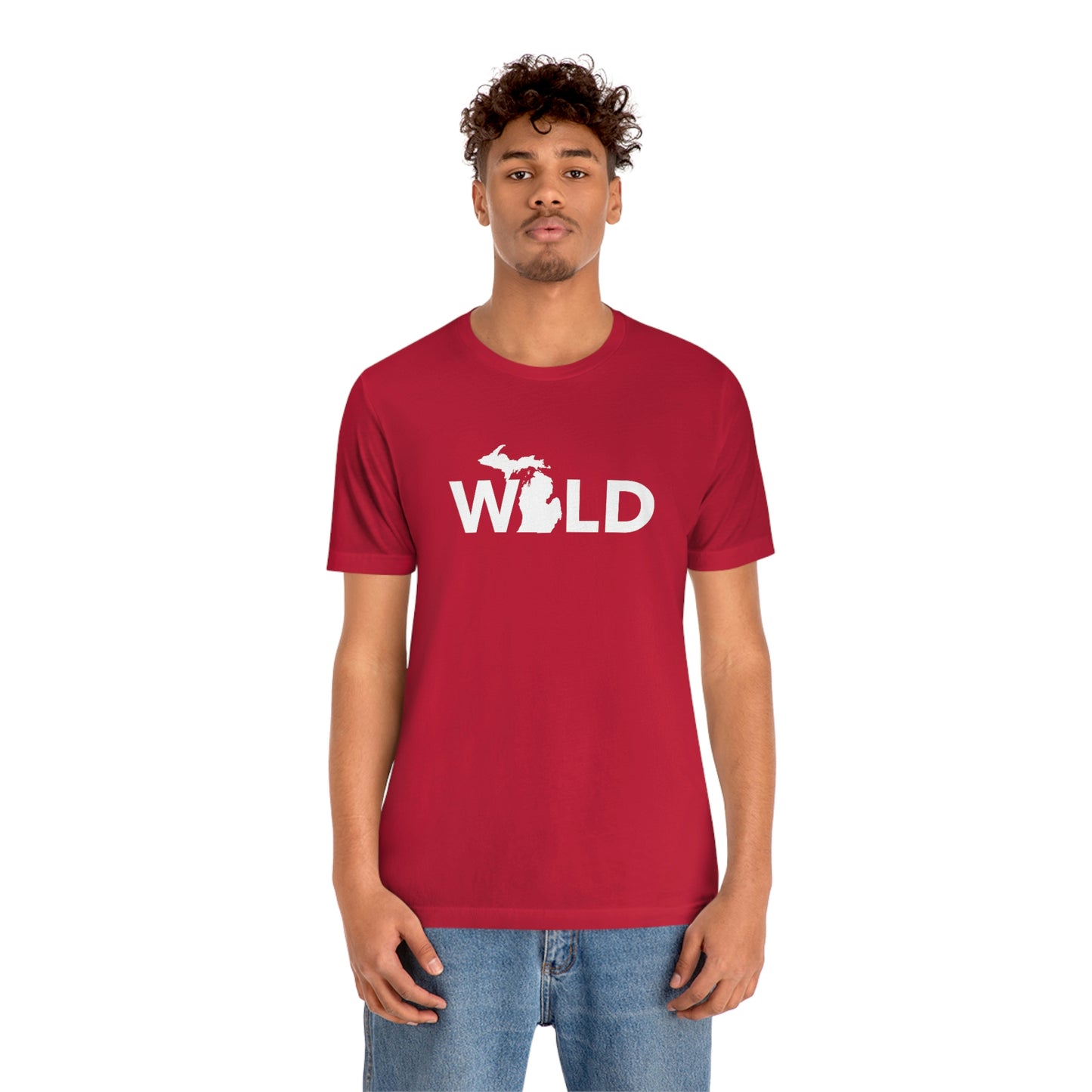 Michigan 'Wild' T-Shirt (Geometric Sans Font) | Unisex Standard Fit