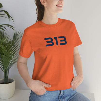 Detroit '313' T-Shirt (Futuristic Sans Font) | Unisex Standard Fit