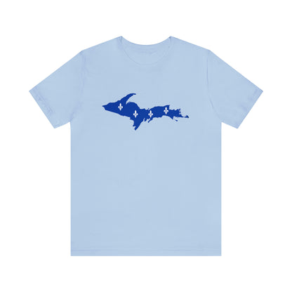 Michigan Upper Peninsula T-Shirt (w/ UP Quebec Flag Outline) | Unisex Standard Fit